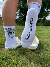 Load image into Gallery viewer, Royalty Socks ~ White